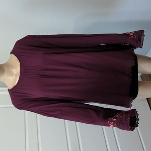 TIME AND TRU BURGUNDY TOP SIZE XXXL